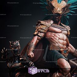 Black Panther Shuri and Namor Bundle Diorama Digital Sculpture