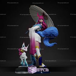 Ahri Spirit Blossom and Fox 3D Printer Files