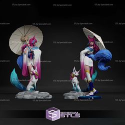 Ahri Spirit Blossom and Fox 3D Printer Files