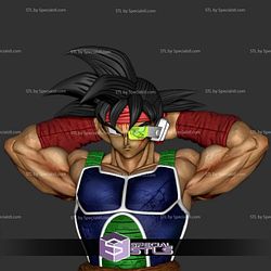 Bardock New Version 3D Model Sculpture