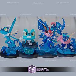 Basic Pokemon Collection - Greninja Pack 3D Print Sculpture