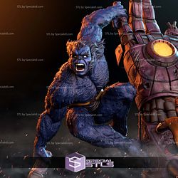 Beast Shadowcat and Lockheed Diorama 3D Printer Files