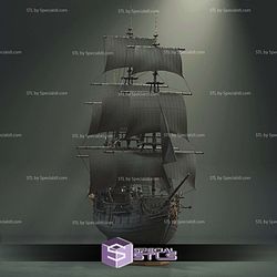 Black Pearl Ship 3D Printer Files