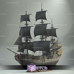 Black Pearl Ship 3D Printer Files