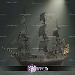 Black Pearl Ship 3D Printer Files