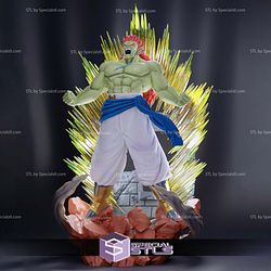 Bojack Super Saiyan 3D Model Sculpture