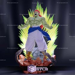 Bojack Super Saiyan 3D Model Sculpture