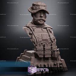 Captain John Price Bust 3D Printer Files