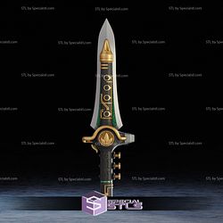 Cosplay STL Files Green Ranger Dagger