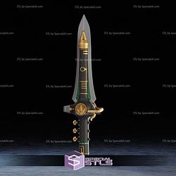 Cosplay STL Files Green Ranger Dagger