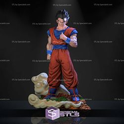 Definitive Gohan Buu Saga 3D Model Sculpture