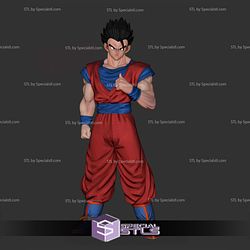 Definitive Gohan Buu Saga 3D Model Sculpture