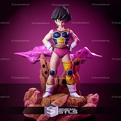 Fasha Bardock Squad 3D Model Sculpture