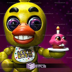 Five Nights at Freddy Chica Chibi 3D Printer Files