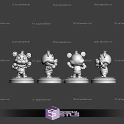 Five Nights at Freddy Freddy Fazbear Chibi 3D Printer Files