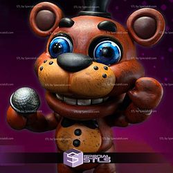 Five Nights at Freddy Freddy Fazbear Chibi 3D Printer Files