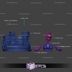 Five Nights at Freddy Freddy Fazbear V2 3D Printer Files