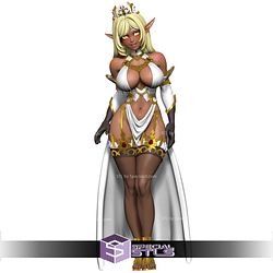 Forrest Elf Fanart STL Miniatures