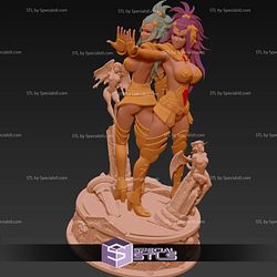 Gemini Saint Seiya Female 3D Printer Files