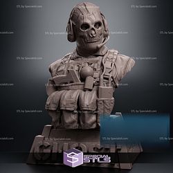 Ghost Call of Duty Bust 3D Printer Files
