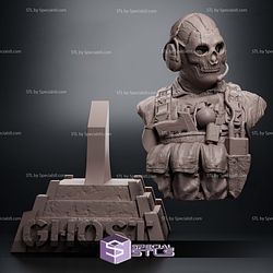 Ghost Call of Duty Bust 3D Printer Files