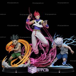 Hisoka Hunter X Hunter 3D Model Sculpture