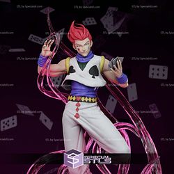 Hisoka Hunter X Hunter 3D Model Sculpture