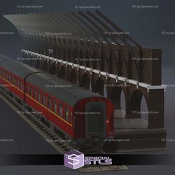 Hogwarts Express Harry Potter Platform 9 34 Printable Models