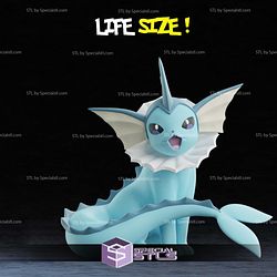 Life Sized Vaporeon Pokemon 3D Printer Files