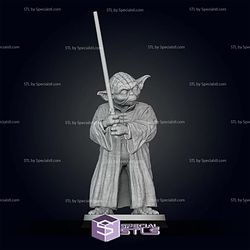 Old Yoda Pose 3 3D Printer Files