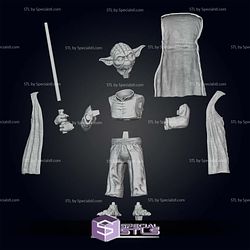 Old Yoda Pose 3 3D Printer Files