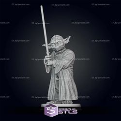 Old Yoda Pose 3 3D Printer Files