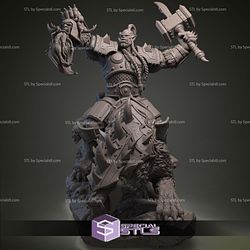 Orgrim Doomhammer Warcraft 3D Printer Files