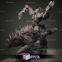 Orgrim Doomhammer Warcraft 3D Printer Files