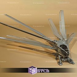 Ornithopter Dune 3D Model Sculpture