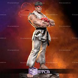 Ryu White Suit Street Fighter 3D Printer Files