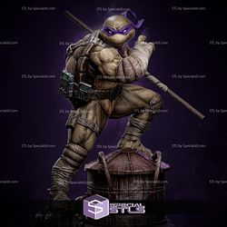 TMNT Donatello Pizza House 3D Model Sculpture