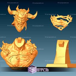 Trigon Superman Bust 3D Printer Files