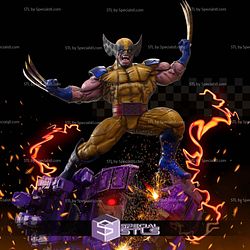 Wolverine Sentinel 3D Model Sculpture