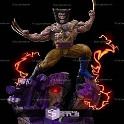 Wolverine Sentinel 3D Model Sculpture