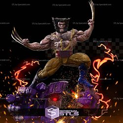 Wolverine Sentinel 3D Model Sculpture