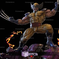 Wolverine Sentinel 3D Model Sculpture