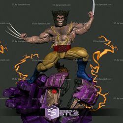 Wolverine Sentinel 3D Model Sculpture