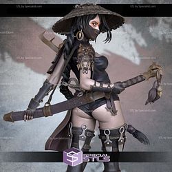 Assassin Ninja Waifu 3D Printer Files