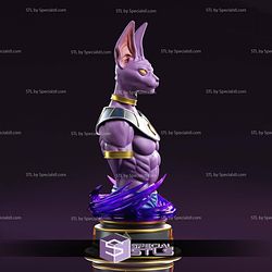 Beerus Sama Bust V2 3D Printer Files