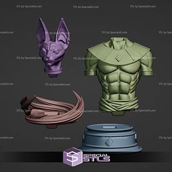 Beerus Sama Bust V2 3D Printer Files