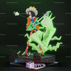 Brook and Guitar One Piece 3D Printer Files