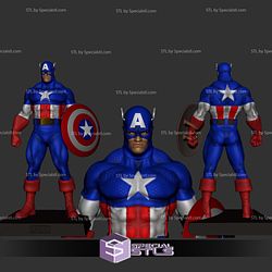 Captain America Eaglemoss Style 3D Printer Files