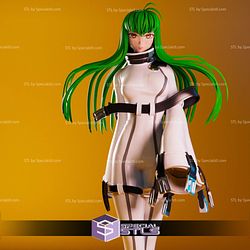 CC Code Geass V3 3D Model Sculpture