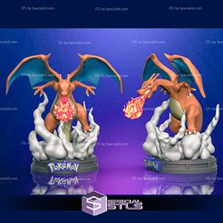 Charizard Fire Pokemon 3D Model Sculpture